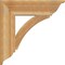 Ekena Millwork Thorton Traditional Rough Sawn Bracket, Western Red Cedar, 6"W x 26"D x 26"H BKT06X26X26THR01RWR - alternate 2